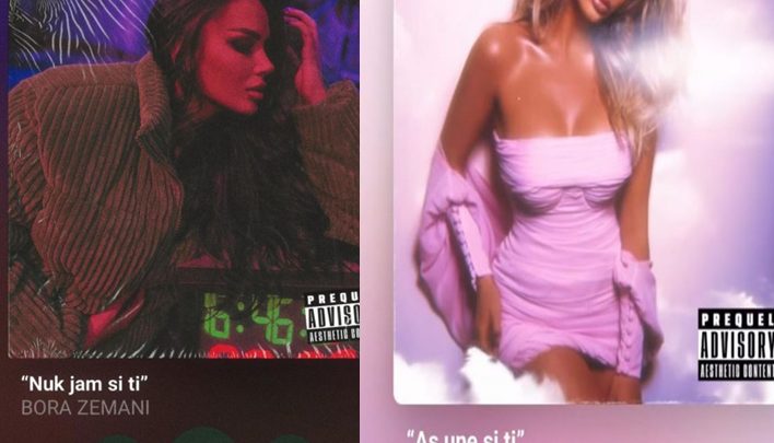 “As unë si ti” vs “Nuk jam si ti”/ Pse Bora Zemani dhe Beatrix po publikojnë këngët në të njëjtën orë?