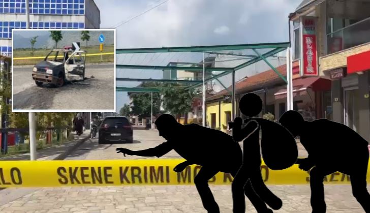 Grabitet filiali i BKT-së në Koplik, autorët djegin makinën dhe zhduken në drejtim të Bajzës, FNSH blindon zonën