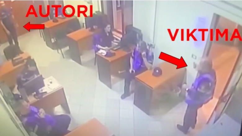 KUJDES! PAMJE TË RËNDA/ Momenti kur polici 25-vjeçar vret kolegun tek komisariati nr.3