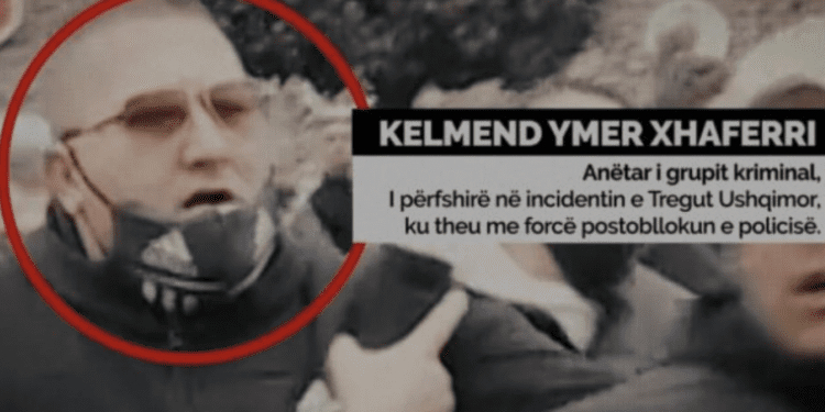 Forcat Speciale prangosin Klement Xhaferrin në Elbasan, i përfshirë në vrasjen e Pjerin Xhuvanit