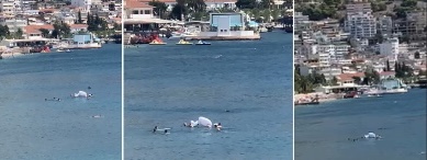 Shumë pranë zonës ku “fluturojnë” gomonet, shpëtohen dy fëmijë në Sarandë, një grup të rinjsh i nxjerrë në breg
