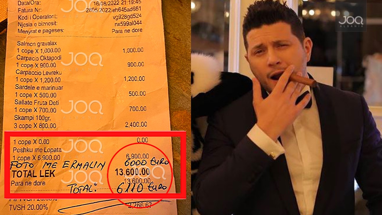 Çmenduri!! “Bëra foto me Ermalin në restorant, na e faturuan 6000€