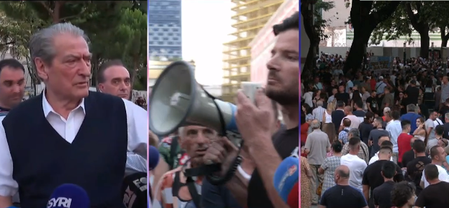 Protesta për vrasjen e 7-vjeçares, qytetarët kërkojnë largimin e Berishës: Largohu, mos bëj politikë me vdekjen