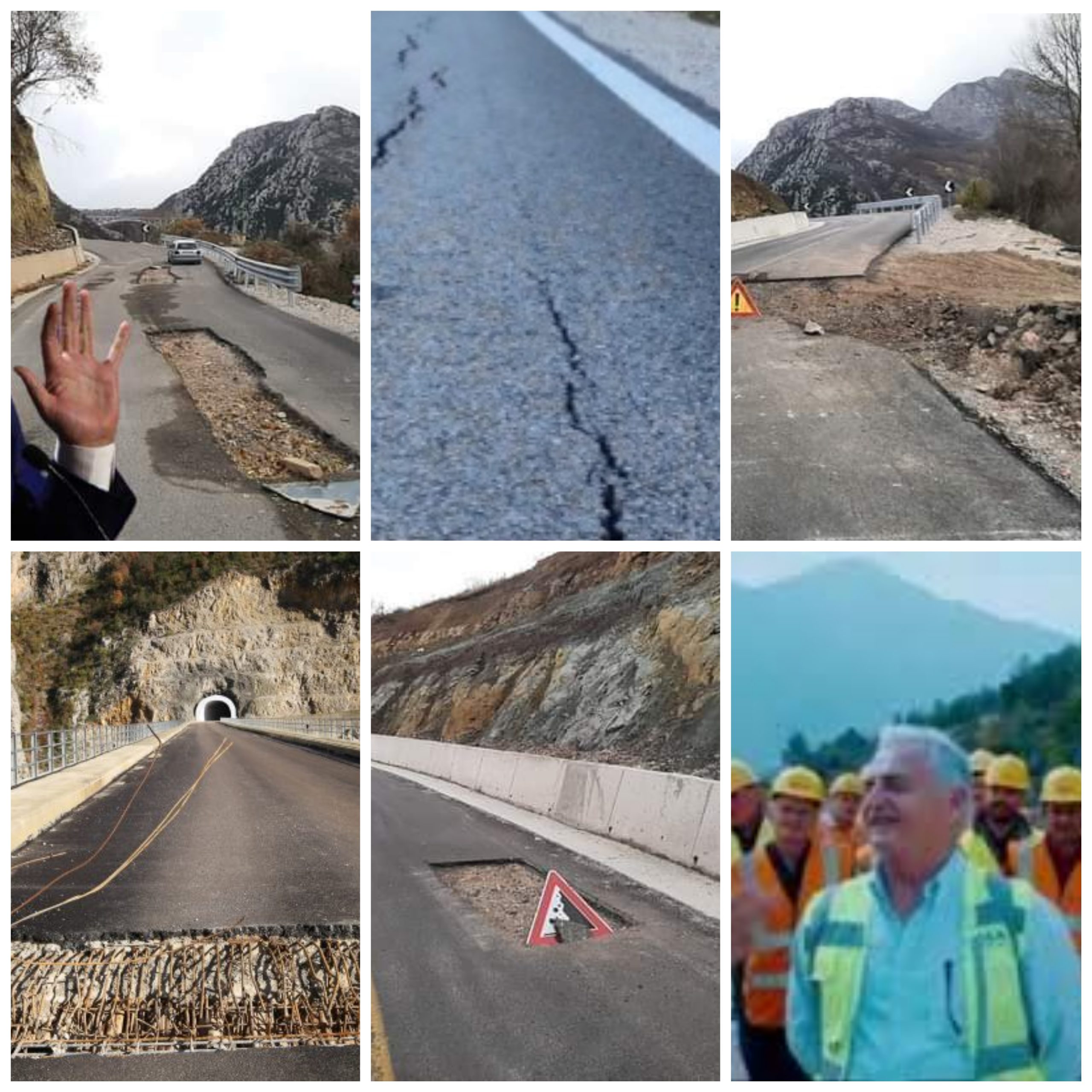 Bie Rruga e Arbërit, halldupi Rrok Gjoka braktis punimet me urdhër të Ballukut për të mbaruar tunelin e Zamirit në Palasë, ikën asfalti, korrupsion dhe mashtrim me cilësinë e punimeve