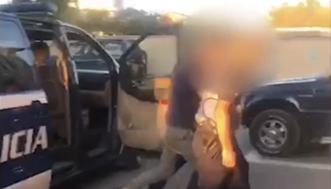 Me çantë shpine në transport publik/ Kapet burri 5 mina me telekomandë në Shijak
