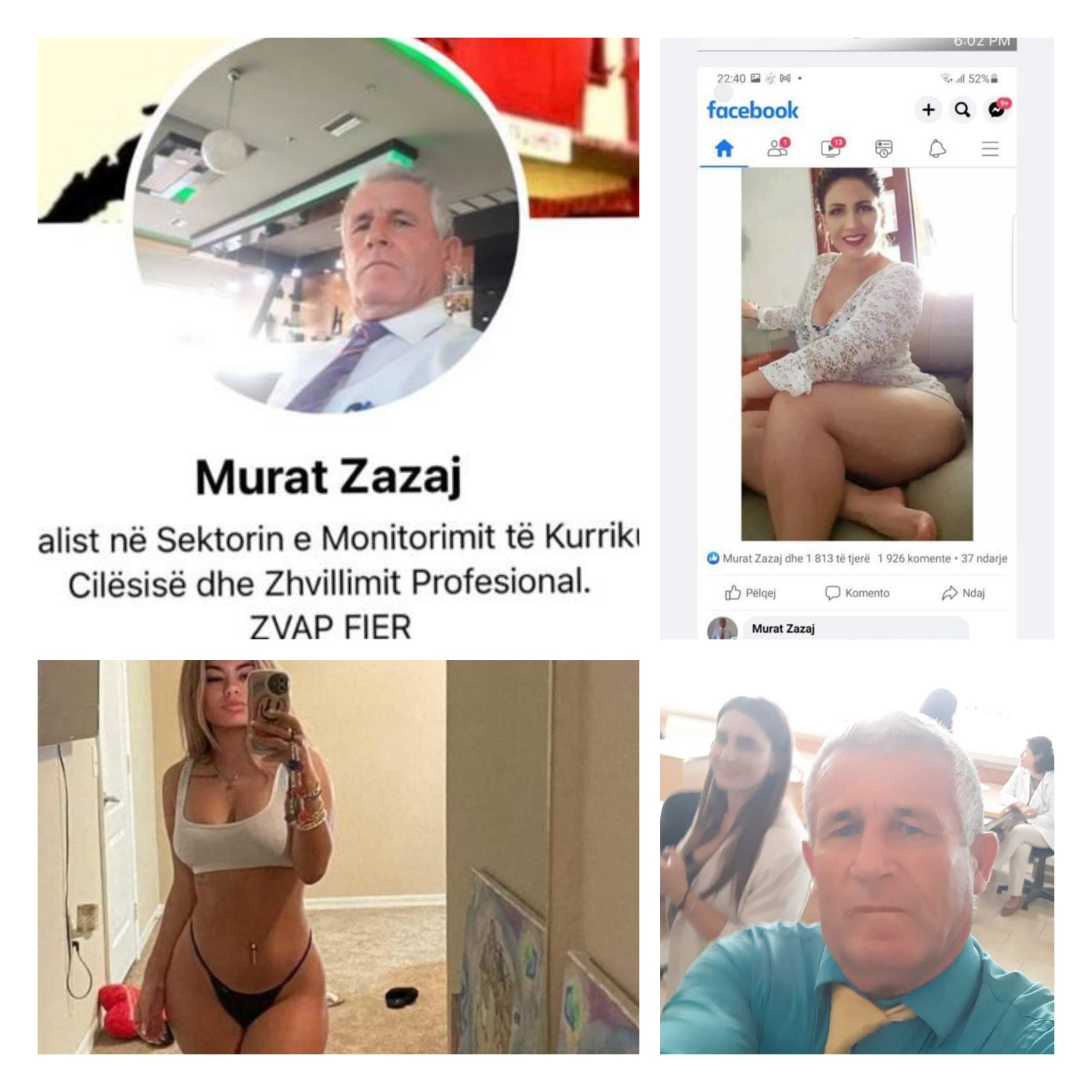 Eksperti i arsimit në Fier i etur per femra seksi, zbulohen komentet e hamshorit Murat Zazaj, ‘trajnon’ mësueset