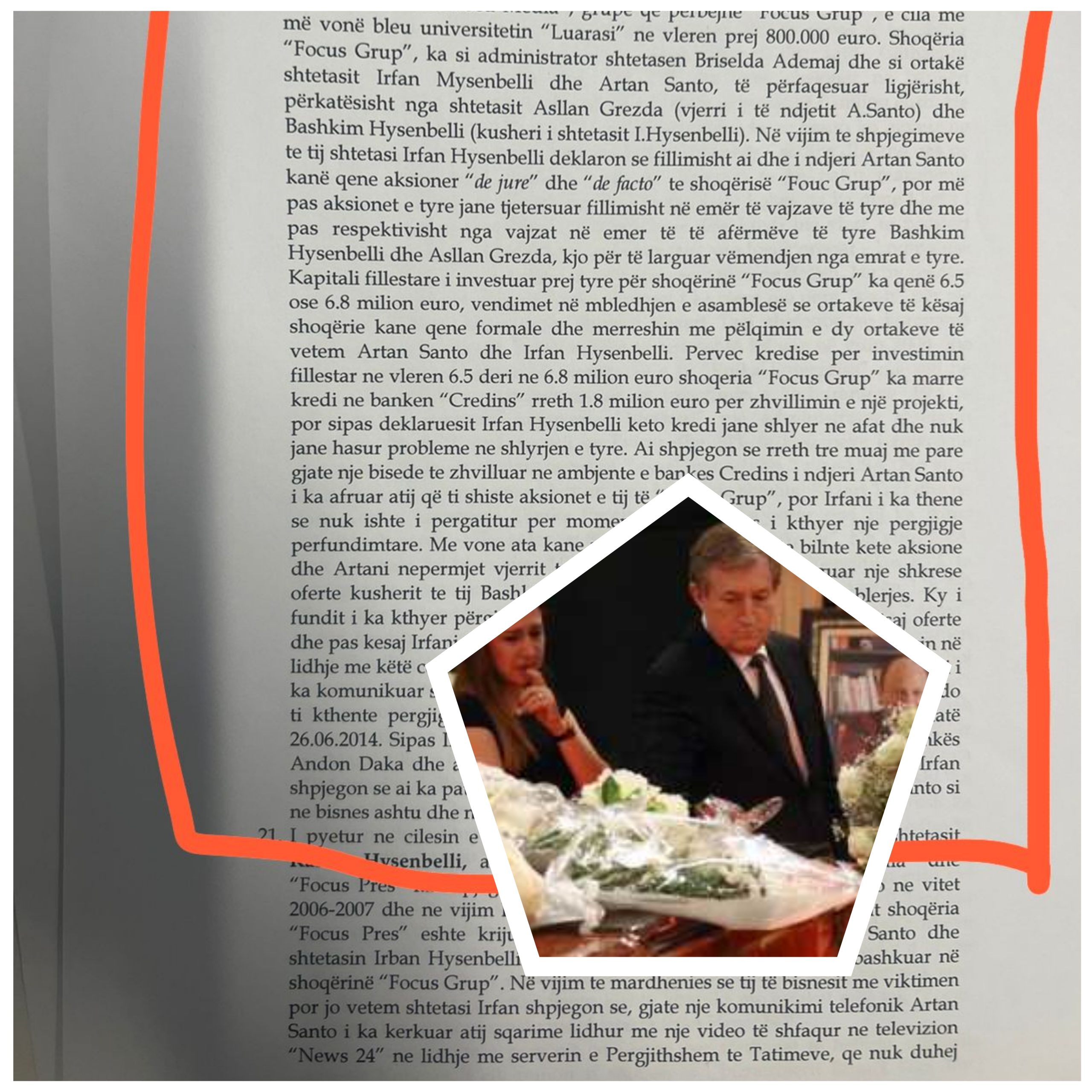 Dosja / Artan Santo sherr me Irfan Hysenbelliun 1 javë para se të vritej tek dera e bankës, ja çfarë tha Fania në prokurori