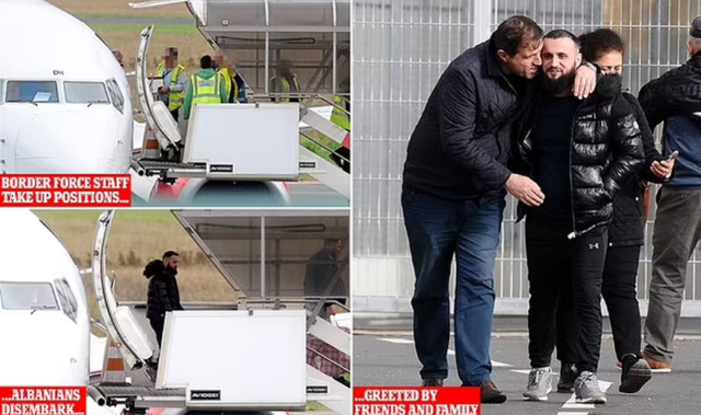 Britania deporton 11 shqiptarë në Tiranë, Daily Mail: Kriminelët kthehen në Shqipëri, u pritën me Range Rover