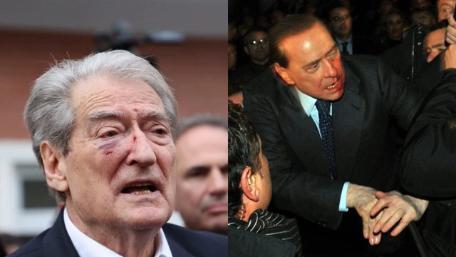 Pothuajse identike, sulmi ndaj Berishës si ai ndaj Berlusconit para 13 vitesh
