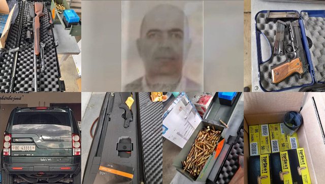 Pamjet e arsenalit të armëve të kapura në portin e Durrësit, kush është i arrestuari