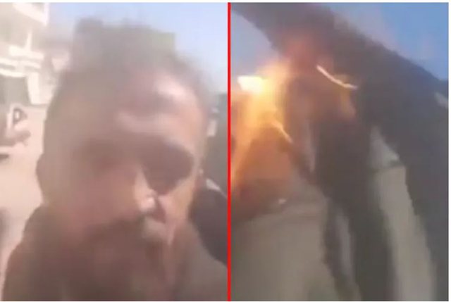 Skena të frikshme: Futbollisti i vë flakën vetes dhe vdes, kalimtarët bërtasin të shokuar
