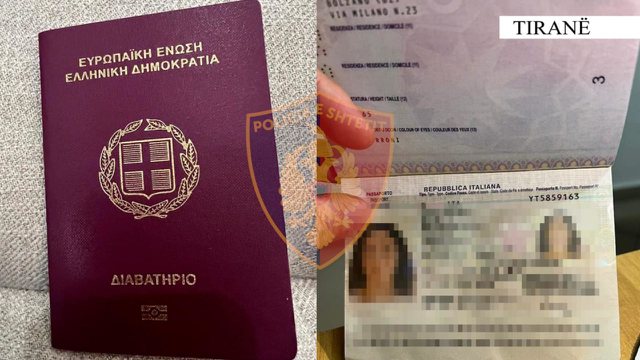 Futën në Shqipëri patenta, pasaporta e karta ID false të shtetësive të huaja, 3 të arrestuar në Tiranë