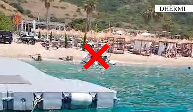 Rrezikoi jetën e pushuesve në det, bllokohet gomonia në Jalë. Drejtuesi gjobitet me 1 milion lekë