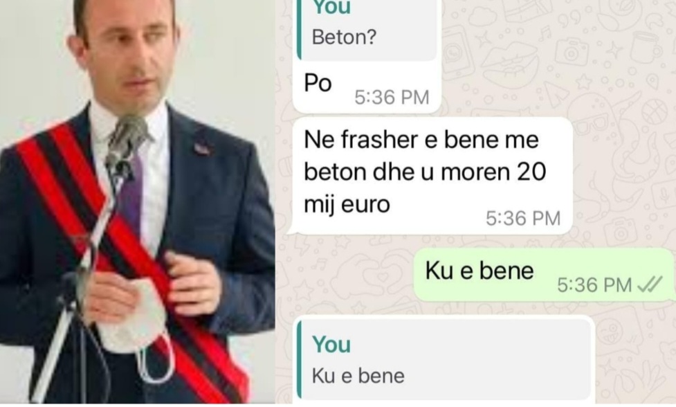Mori 20 mijë euro / Zbulohen mesazhet që implikojë kryetrain e Bashkisë Kuçovë Kreshnik Hajdari në korrupsion, i përfshirë edhe Dritan Agolli
