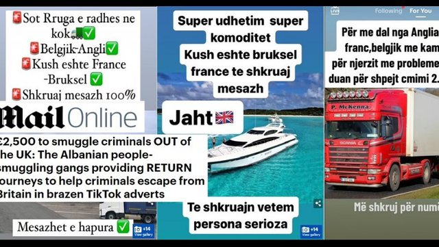 “Shqiptarët ndihmojnë kriminelët të arratisen, 2500 £ për t’i nxjerrë nga Mbretëria e Bashkuar”, ‘Daily Mail’ publikon rastet
