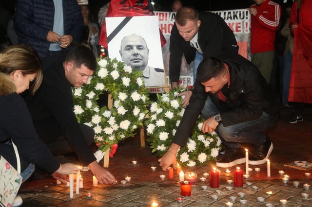 Homazhe në Tiranë për policin Afrim Bunjaku