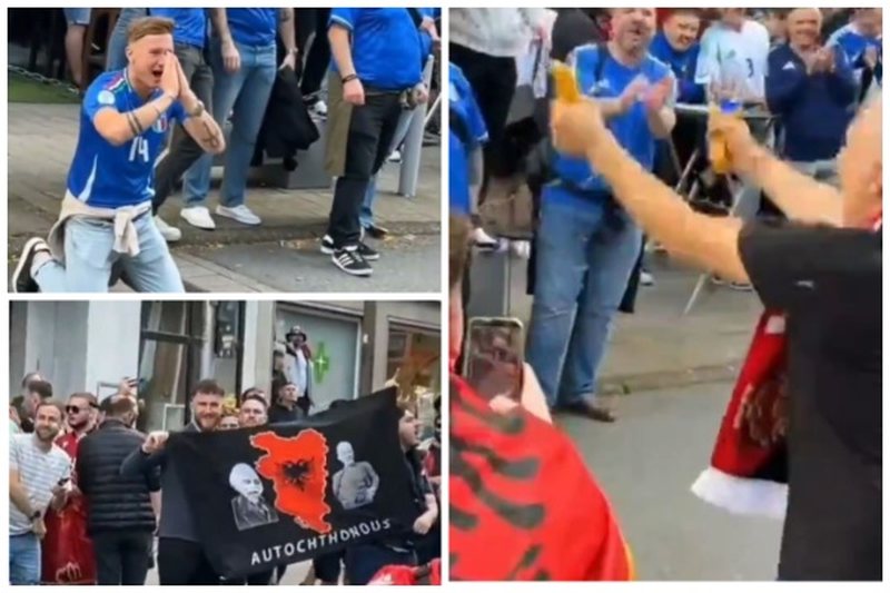 Tifozët shqiptarë bëhen viralë në internet me këtë gjest ndaj italianëve
