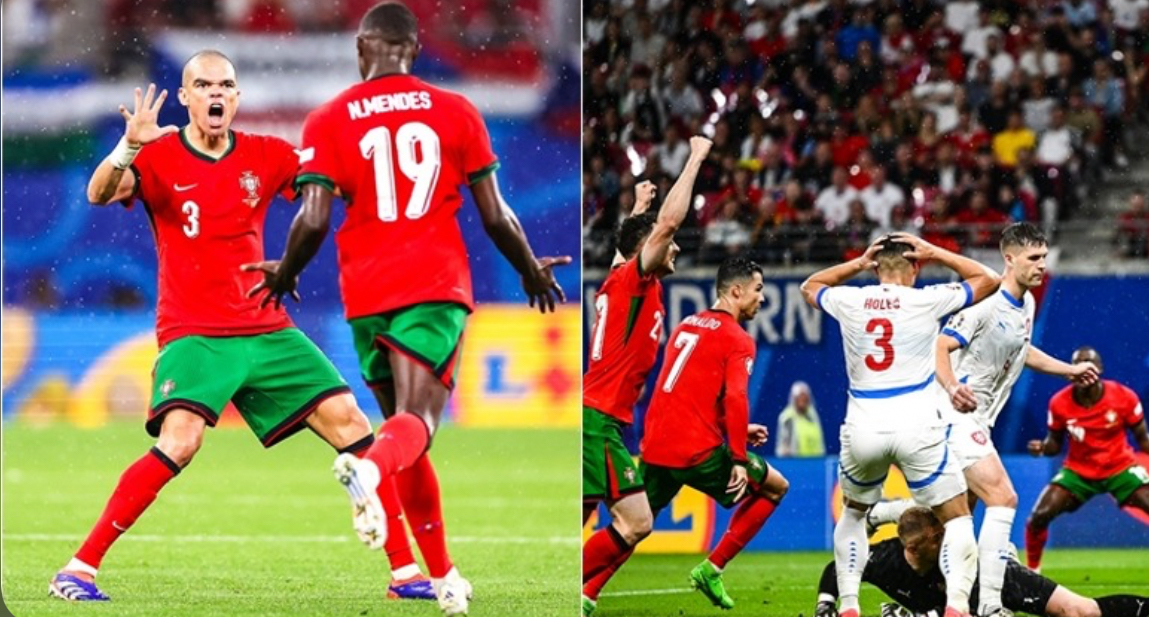 Euro 2024/ Portugalia përmbys 2-1 Çekinë në limite, Ronaldo dhe Pepe vendosin rekorde
