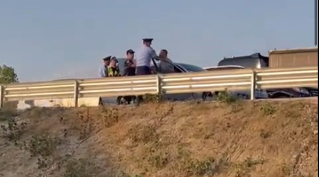 Protesta në Thumanë/ I binte borisë pa pushim, kreu i rrugores e qëllon me shpullë (VIDEO)