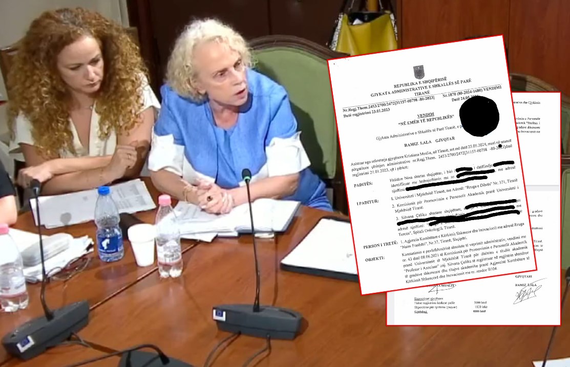 Dokumenti/ Shefja e Onkologjikut, Silvana Çeliku, në detyrë në kundërshtim me ligjin