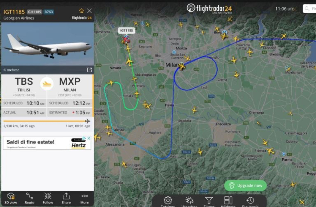 Kaos në aeroportin e Malpensas, anulohen fluturimet, avionët nuk lejohen të ulen! Çfarë ndodhi në pak minuta