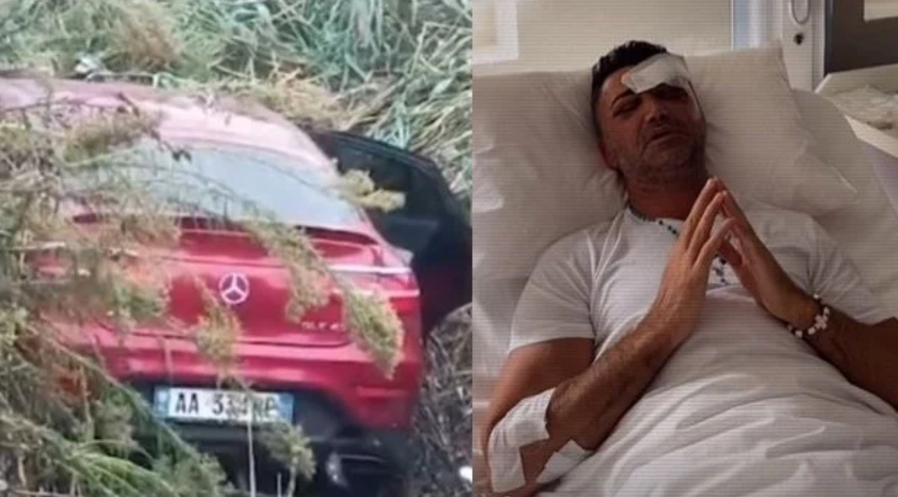 U aksidentua pak ditë më parë, reagon nga krevati i spitalit Kristian Boçi: Kam humbur shikimin njërin sy! I falem Zotit që fëmijët i kam mirë