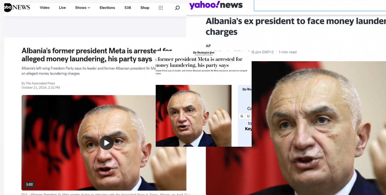 FOTO/ Mediat e huaja “jehonë” arrestimit të Ilir Metës: Ja akuzat ndaj ish-presidentit shqiptar