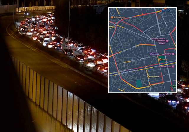 Dështon drejtori i ri Roven Zeka, futet në kolaps qarkullimi rrugor në Tiranë, trafik në çdo aks