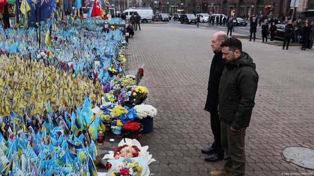 Kancelari Scholz papritur në Kiev: Do jemi me Ukrainën deri në fund