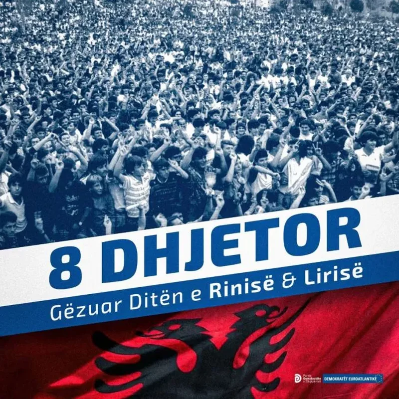 Basha përkujton 8 Dhjetorin: Është një moment reflektimi mbi idealet e tradhtuara nga ata që e mbajtën peng Shqipërinë duke vonuar ëndrrën si Europa