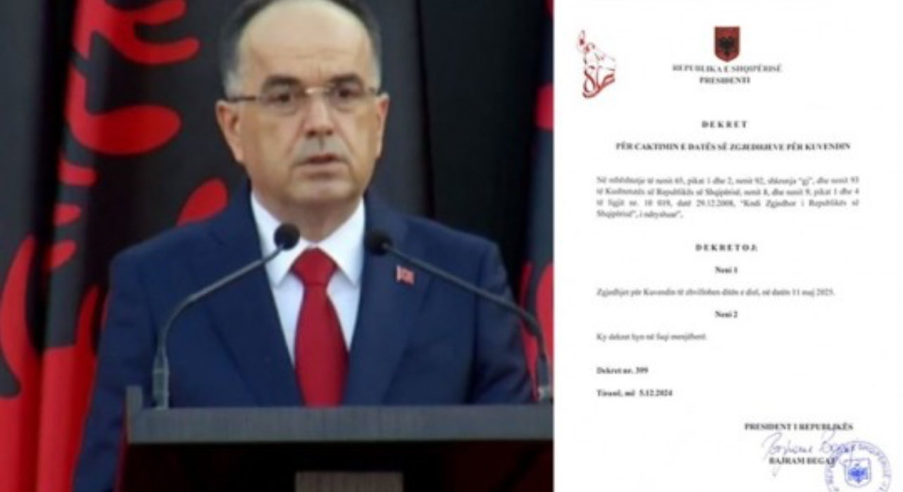 Zgjedhjet parlamentare 2025 do të mbahen më 11 maj! Presidenti Bajram Begaj dekreton datën