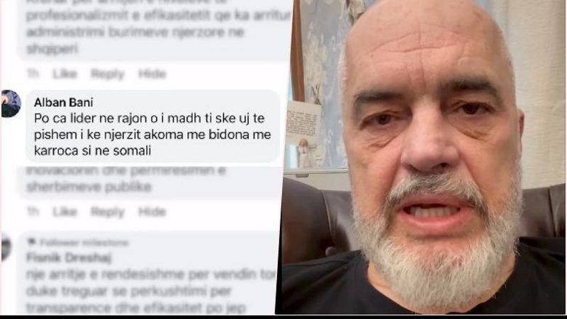 “Shqipëria si Somalia” – Rama i përgjigjet komentuesit: Mos shih me gjyzlykët e bretkosave të kënetës së opozitës! Pozicionimi ynë në Evropë, një realitet i ri