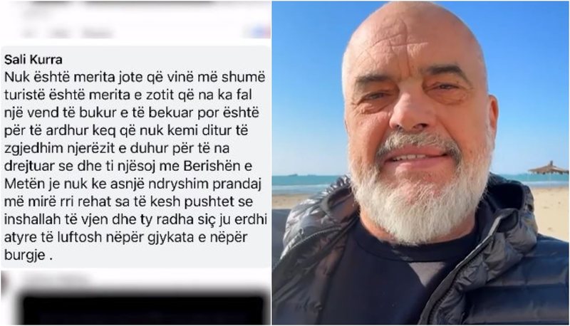 “Ardhja e pushuesve të huaj, meritë e Zotit”- Rama i përgjigjet komentuesit: Shqipërinë turistike e bëmë ne, jemi vetë ndryshimi