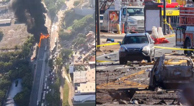 Avioni rrëzohet mbi autobusin në Brazil, viktima dhe të plagosur 