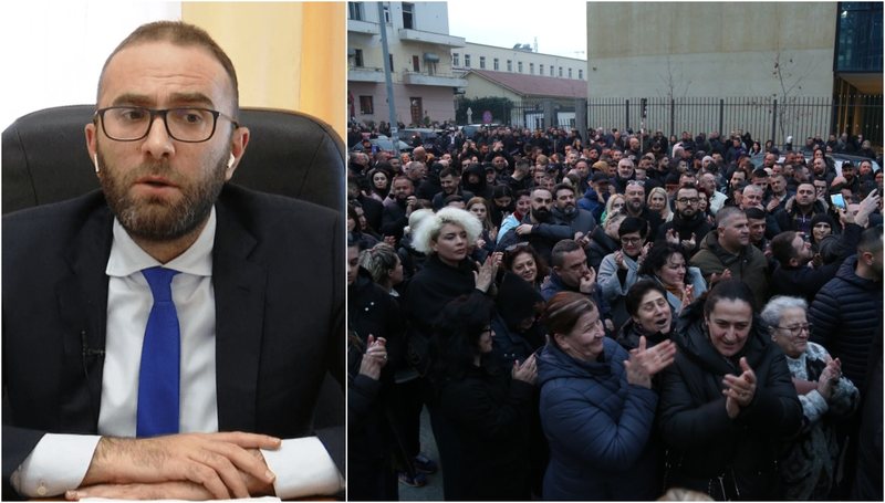 Gaz Bardhi revoltohet me mbështetësit e Veliajt para gjykatës: Krimi i rëndë, po kërcënohen gjyqtarët dhe prokurorët