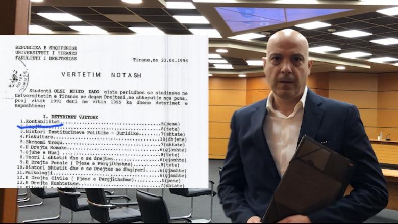 Skandal / U diplomua me pesa, Ols Dado jep mësim në Shkollën e Magjistraturës (përgatit prokurorët e rinj)
