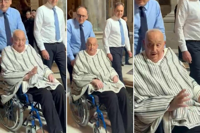 Pamjet e fundit të Papa Françeskut, me tub oksigjeni, pantallona dhe pa kapele, ngjallin konfuzion te besimtarët 