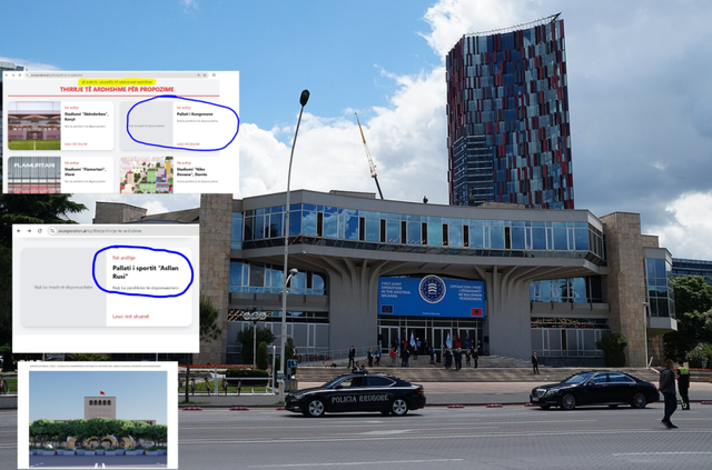 Del në ankand edhe Pallati Kongreseve: Korporata hap garën për kullat në pronë publike përballë Presidencës 