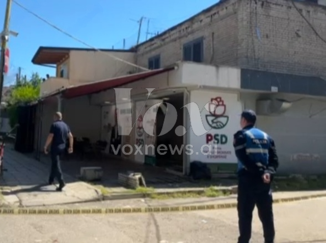 Sherr te zyra e PSD-së së Tom Doshit në Tiranë, Policia: Janë gjetur plumba 