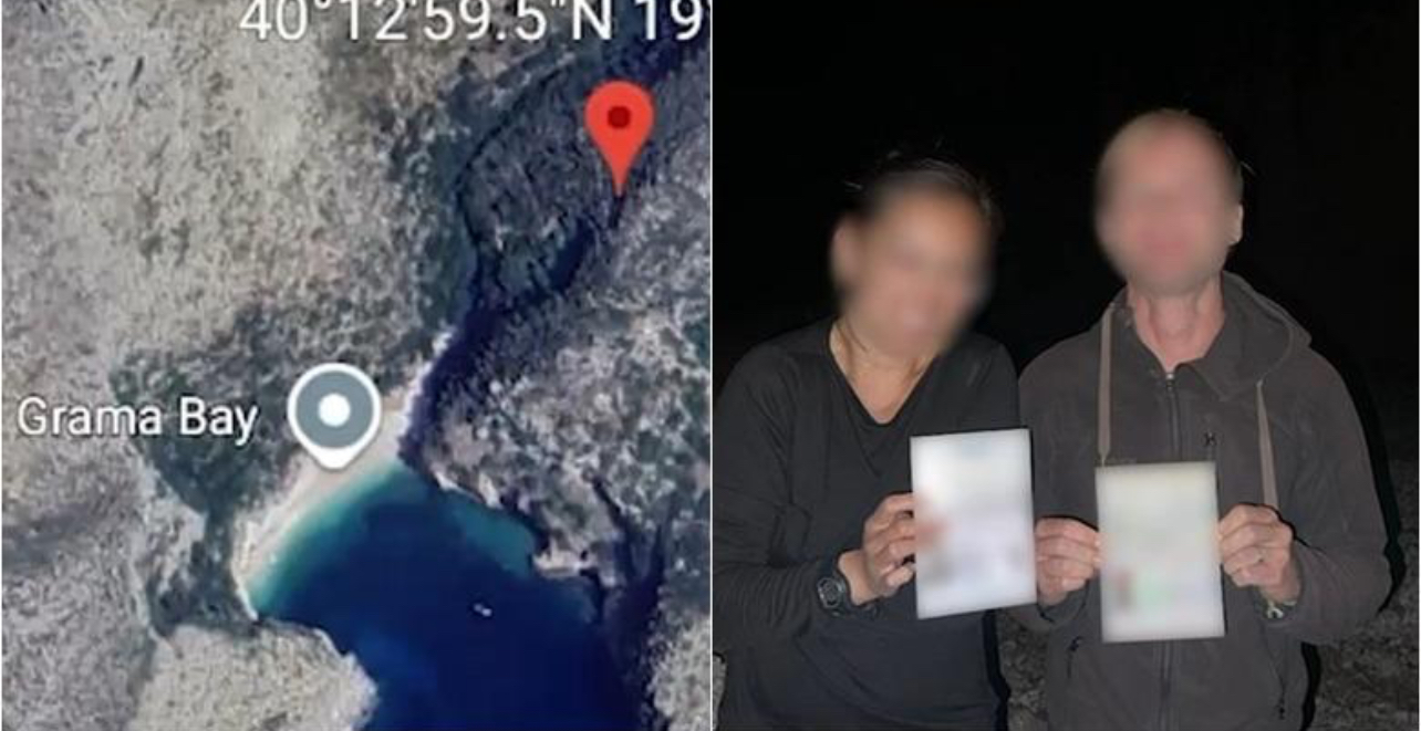 Vlorë/ Humbën në ‘Gjirin e Gramës’, policia shpëton dy turistët kanadezë