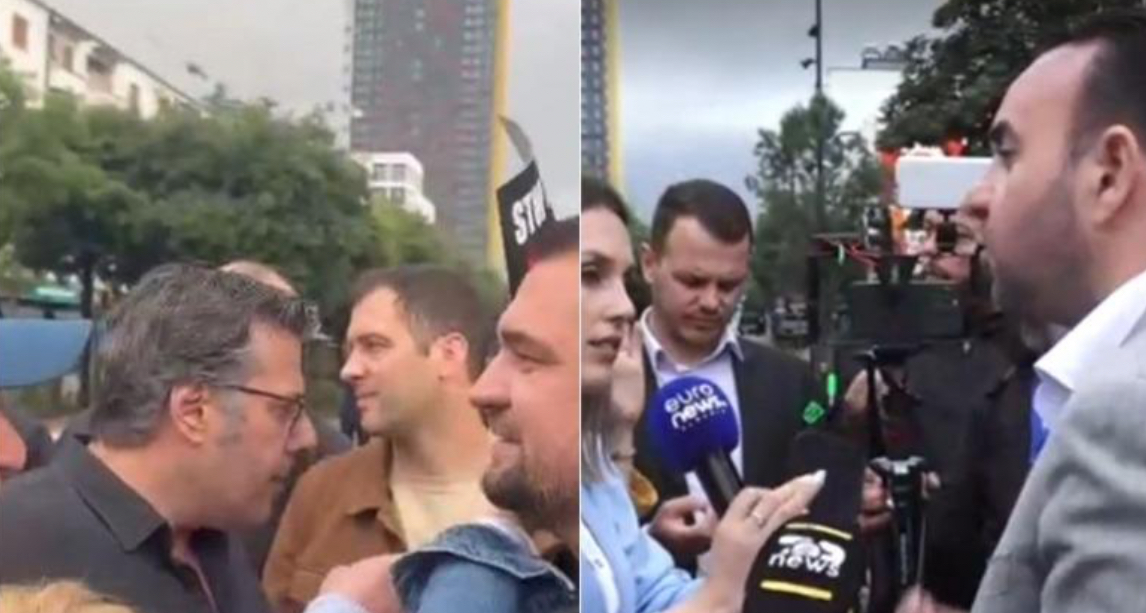 Sulmuan mediat gjatë protestës së PD-së, Policia çon në SPAK Edi Palokën dhe Klevis Balliun