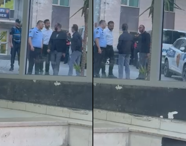 Shoqërimi nga policia i kandidatit të PD/ Bardhi i tensionuar në Komisariatin e Fierit! Zbardhet arsyeja e incidentit (VIDEO)