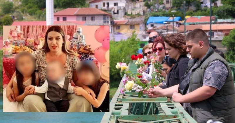 Shkodra përkujton tragjedinë – Një vit nga vetëflijimi i Alma Arrazit me 3 fëmijët e mitur në ujërat e Bunës