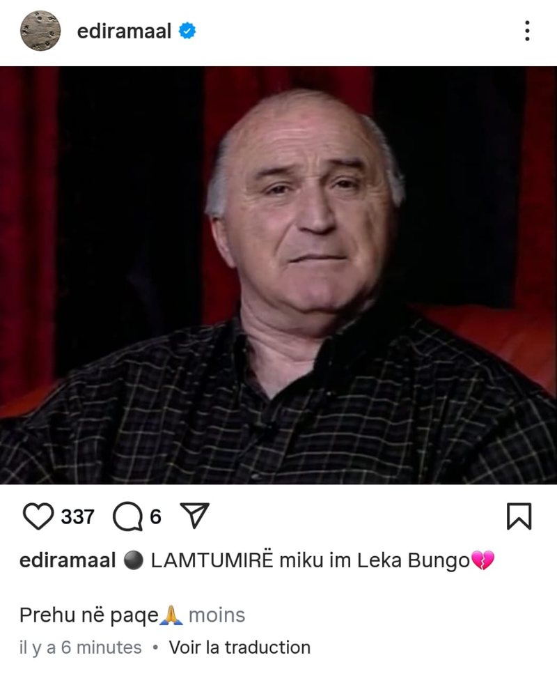 Ndarja nga jeta e Leka Bungos: reagon Rama