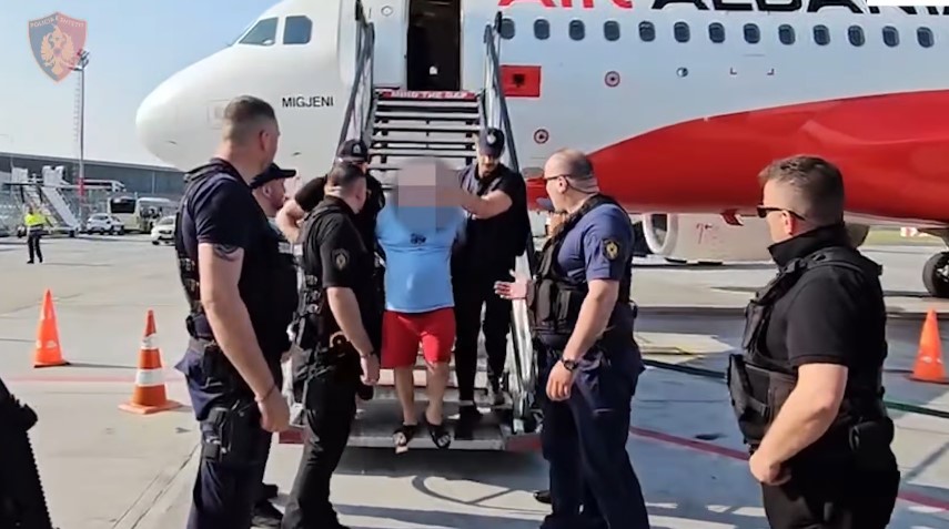 “Blindohet” Rinasi/ Momenti kur mbërrin nga Dubai vëllai i Nuredin Dumanit, publikohet VIDEO-ja