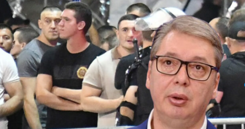 Djali dhe vëllai i Vuçiç përballë protestuesve: Ne jemi luftëtarë…