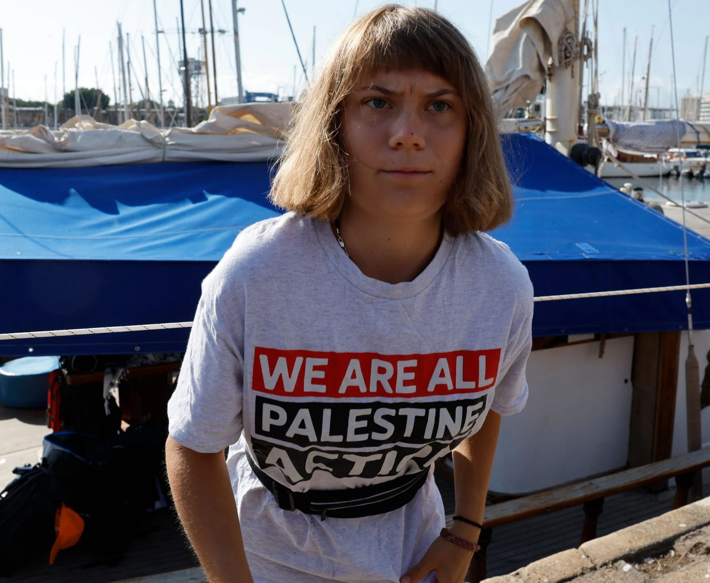 Greta Thunberg niset me dhjetra anije drejt Gazës, por Izraeli planifikon ta arrestojë dhe burgosë si terroriste