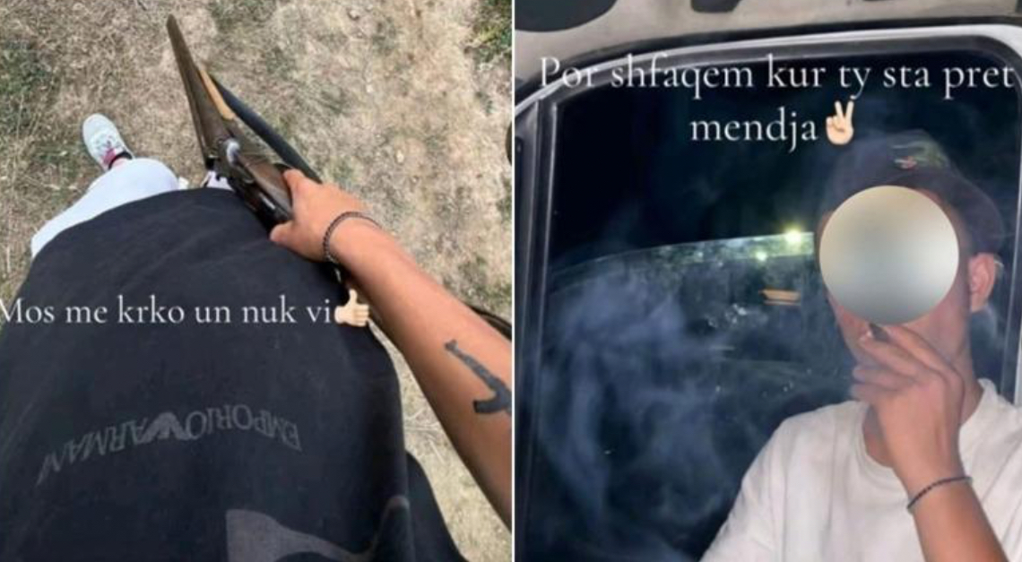 Vrau bashkëmoshatarin me thikë në Maliq, autori 14-vjeçar bënte ‘të fortin’ në rrjete sociale dhe publikonte foto me armë zjarri: Shfaqem kur s’ta pret mendja