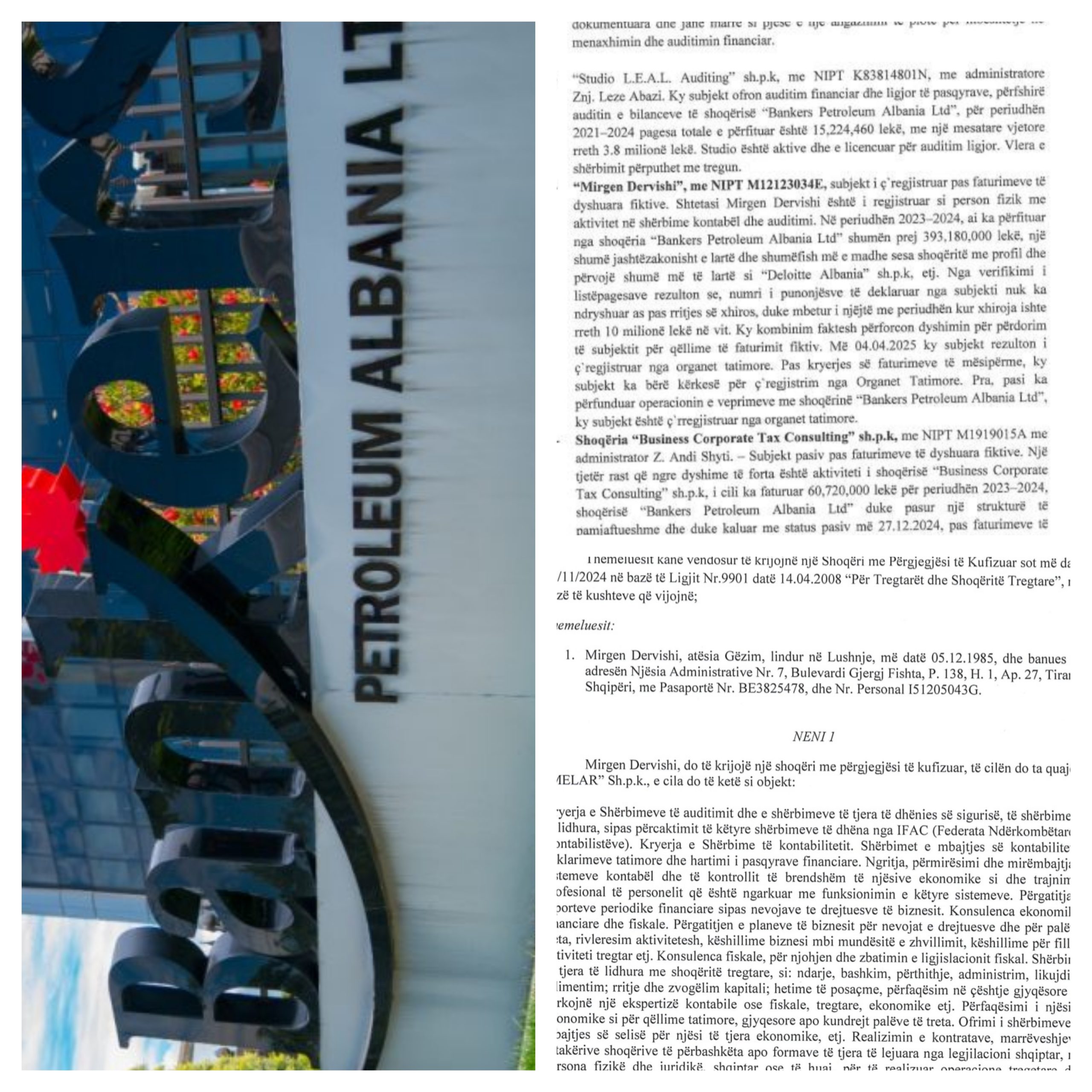 Kush është llogaritari nga Lushnja Mirgen Dervishi që përlau 4 milionë euro nga Bankers me fatura fiktive dhe ku i ka çuar paratë