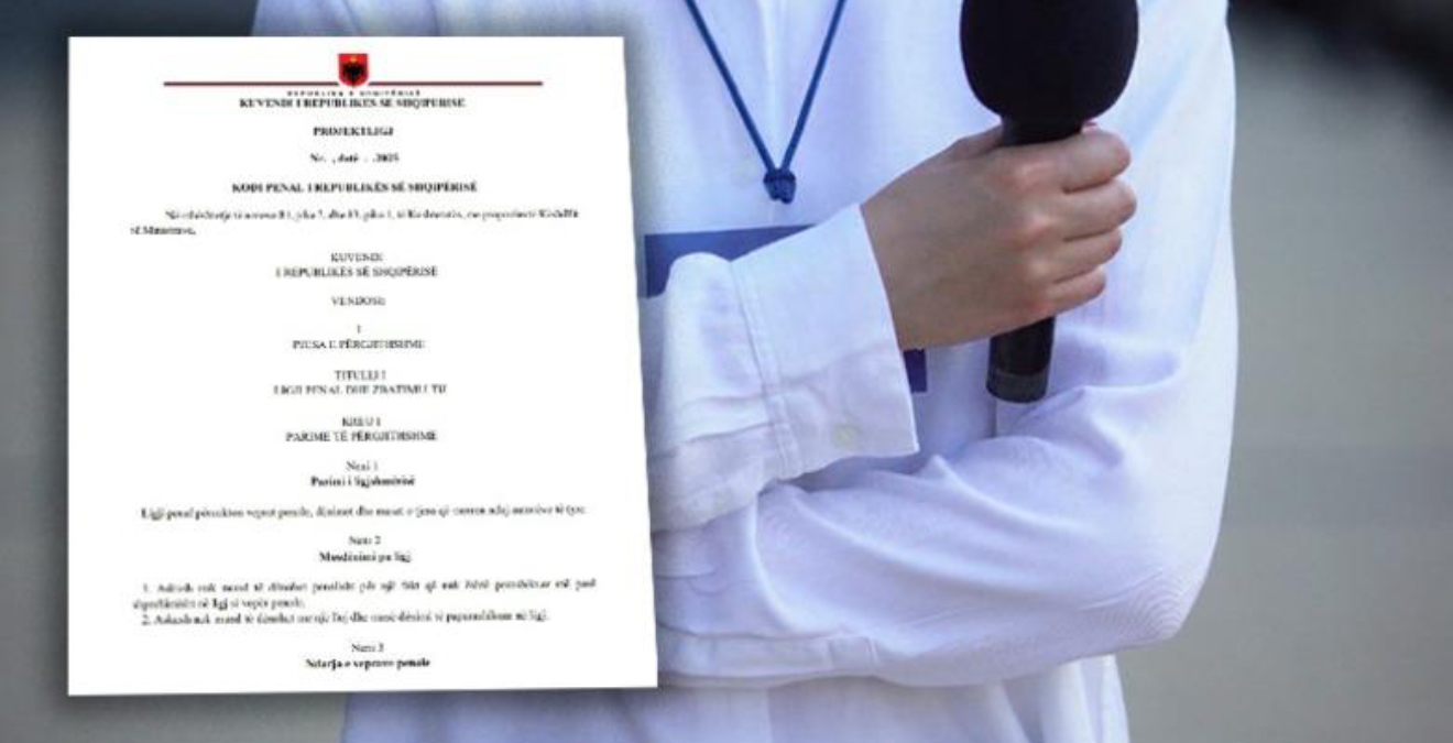 Kodi i ri Penal, KiE dhe Departamenti i Gazetarisë: Të hiqet shpifja! Fyerja të jetë pjesë e Kodit Civil